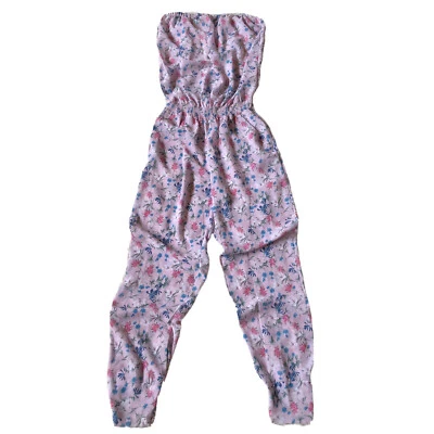 Mameluco Alpini Firenze Playa Cubrir Púrpura Talla 4 Floral Transparente Italia NUEVO Foto 1 de 4