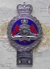 Original Vintage Car Mascot Badge British Army Royal Artillery Badge by Gaunt