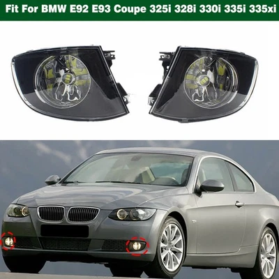Пара передних светодиодных противотуманных фар для BMW E92 E93 Coupe 325i 328i 330i 335i 335xi - Изображение 1 из 4