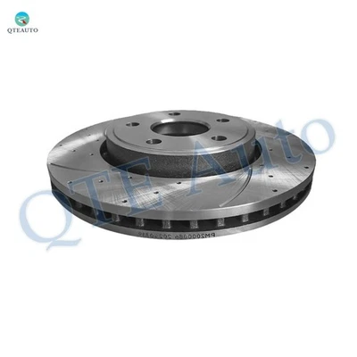 Rotor de disco de freno ranurado perforado 1P delantero derecho 330 mm para Dodge Durango 2011-2020 Foto 1 de 4