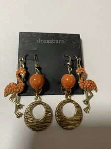 Dress Barn Ohrringe orange, 2 Paar, Vintage - Bild 1 von 4