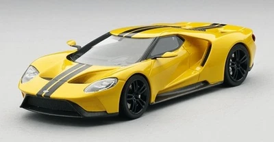 1:43 Truescale Ford Gt Yellow Los Angeles Auto Show 2015 TSM1643100 Modellino - Immagine 1 di 2