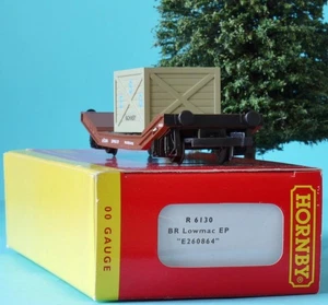 HORNBY R6130 LOWMAC BR BOXED ESG (MACHINERY) E260848 BOX A BIT SHELF WORN - Foto 1 di 8