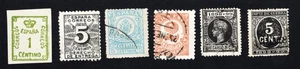 Spain 1898-1920 group of stamps used/MNG CV=4.1$ - Picture 1 of 2