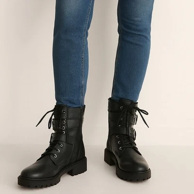 Botas de Combate Jessica Simpson Kerina Negras - Para Mujer Talla 7M Nuevas en Caja Foto 1 de 4
