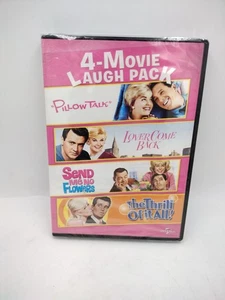 4-Movie Laugh Pack: Pillow Talk/Lover Come Back/Send Me No Flowers/The Thrill of - Imagen 1 de 2