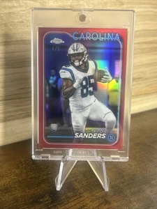 Ja'tavon Sanders 2024 Topps Chrome Red Refractor #/5 Rookie RC #223 Panthers - Bild 1 von 6