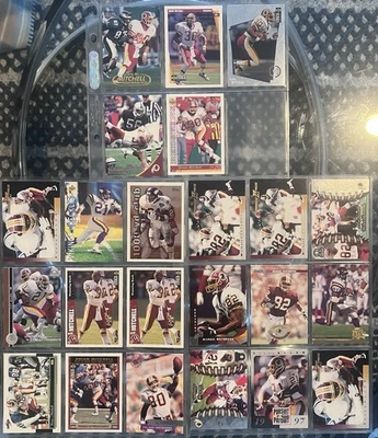 (24) Michael Westbrook, Terry Allen, Brian Mitchell Cards - Image 1 of 4