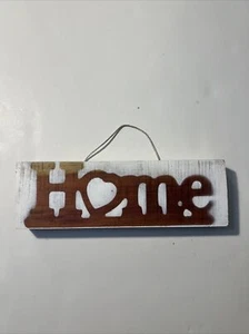 Small Homemade Cedar Home Sign - Picture 1 of 4