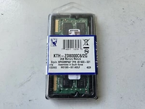 Kingston 2GB DDR2-800MHz PC2-6400 CL6 200-Pin SoDimm ( KTH-ZD8000C6/2G ) NEW - Picture 1 of 1