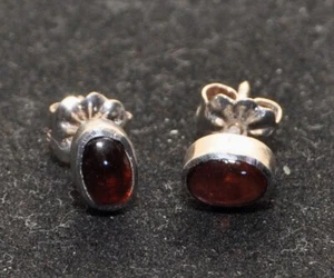 Orecchini Donna ovale Argento 925 Ambra farfallina - Foto 1 di 8