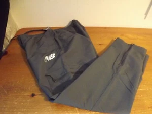 NEW men's NEW BALANCE running PANTS SIZE XL steel gray BRUSHED INSIDE NWT - Picture 1 of 14