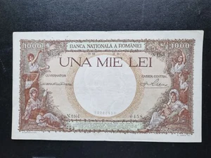 Romania p46: 1000 Lei from 1938 *VERY RARE* - Picture 1 of 4
