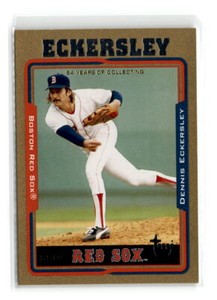2005- Topps Retired Signature Edition Gold-#13-Dennis Eckersley  SN500-Red Sox