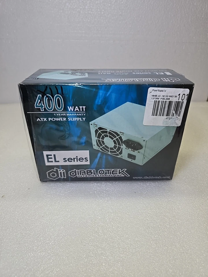 Diablotek EL Series PSEL400 400Watt ATX Power Supply New In Box - Image 1 of 4