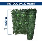 Seto Artificial Sintético Arella Edera Mt 1 X 20 Con Soporte De Malla (29193)