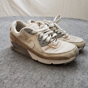 Nike Shoes Womens 6.5 Beige Brown Air Max 90 Sneakers Swoosh DA1641-201 Ladies * - Picture 1 of 13