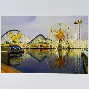 Disney's California Adventure Postcard California Screamin Maliboomer Sun Wheel - Picture 1 of 2