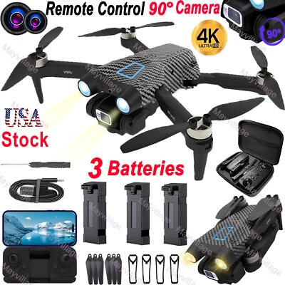 Nuevo Drone RC con 4K HD Doble Cámara FPV WIFI 2024 Cuadricóptero Plegable +3 Baterías Foto 1 de 4