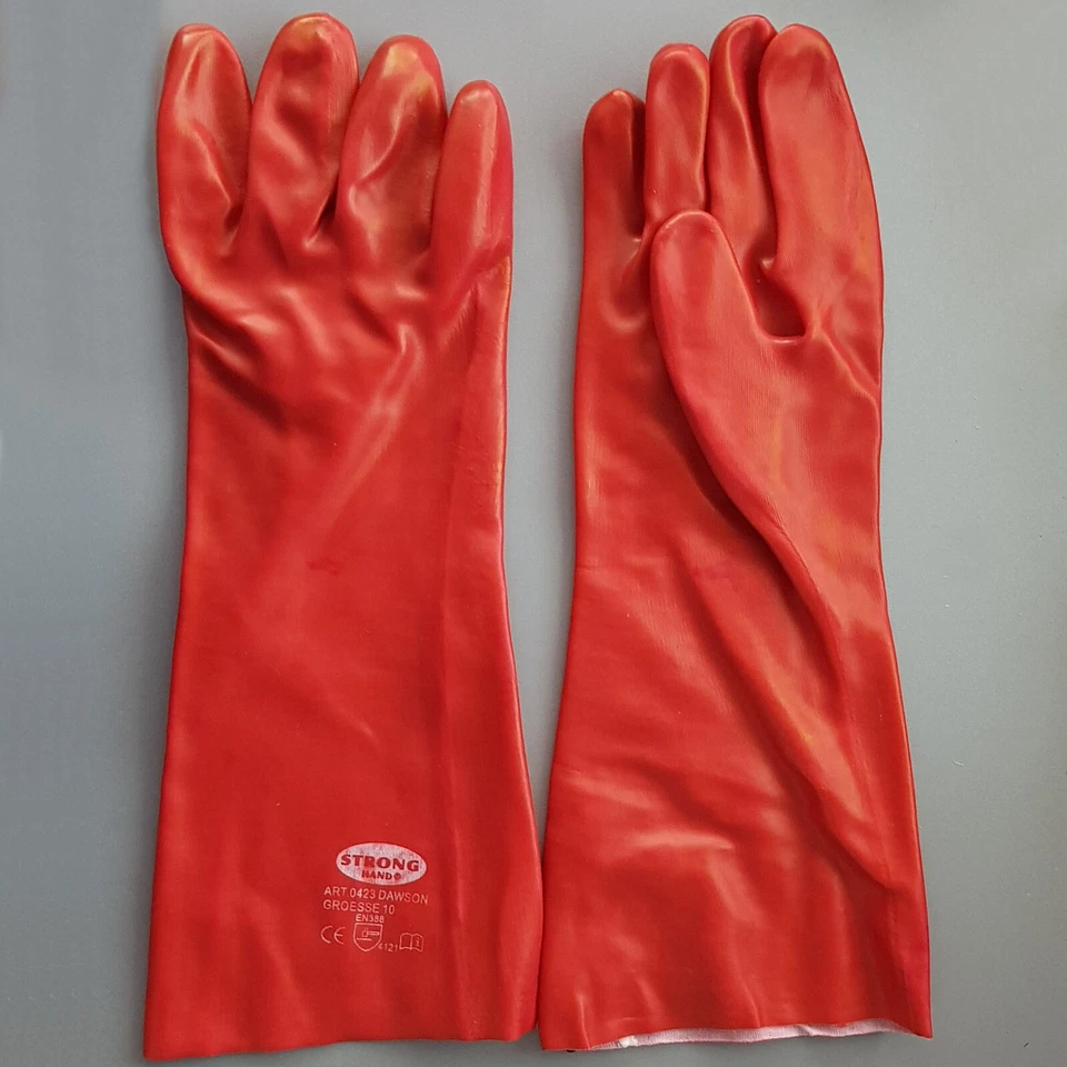 Arbeitshandschuh Stronghand Dawson Baumwollfutter Gr. 10 in rot EN388 Kl. 4121 - Bild 1 von 3