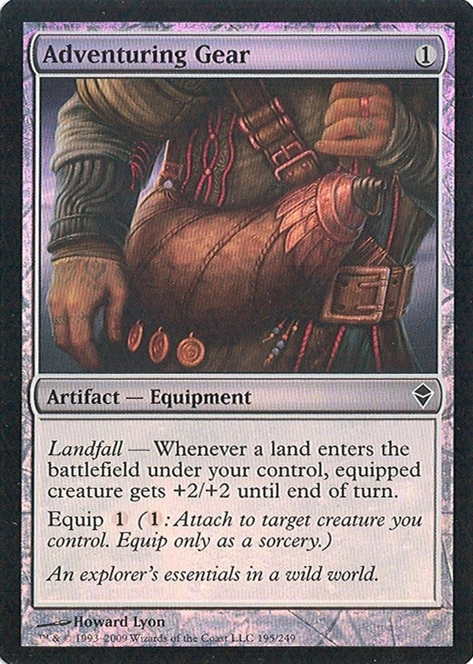 MTG - Zendikar - Adventuring Gear - Foil - NM - Image 1 of 1