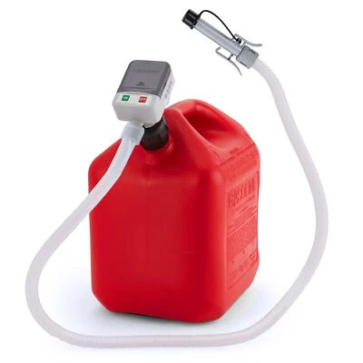 Deway Fuel Transfer Pump, Battery Powered with 2.4GPM Precision Auto-Shutoff