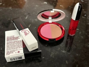 MAC Disney/CRUELLA-Mayhemmed, Queen of Mean Lips& CruelLA Blush Set of 3 - Picture 1 of 8