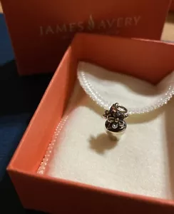 JAMES AVERY GRÜNER DAUMEN BLUMENTOPF GARTEN 3D CHARM STERLINGSILBER NICHT MEHR PRODUZIERT NEU IM KARTON - Bild 1 von 4