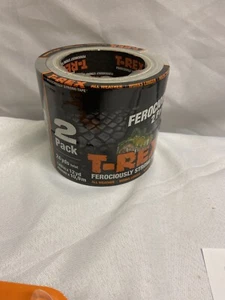 (2)T-REX Ferociously Strong Duct Tape 1.88in x 12 Yards Total 24 Yards. - Picture 1 of 5