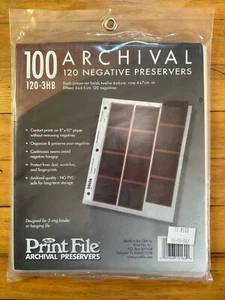 Druckdatei 120-3HB 120 Negativ-Speicherseiten, 100 Blatt NEU - Bild 1 von 2