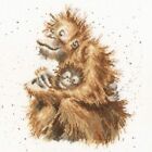 Love Is - Zestaw haftu krzyżykowego policzonego orangutanem autorstwa Hannah Dale z Wrendale Designs