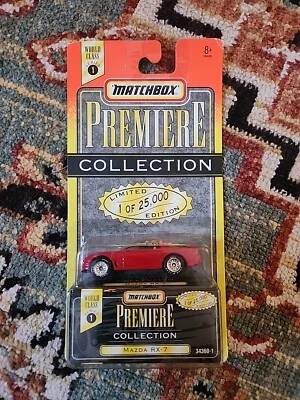 1995 Matchbox Series 1 Premiere Collection Mazda RX-7 Red - Image 1 of 4