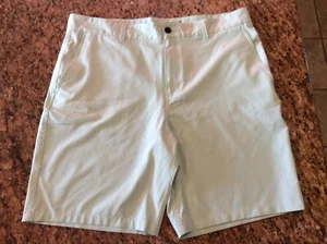 Panama Jack Mens Size 38 Stretch Chino Shorts Light Green Lightweight summer - Picture 1 of 4