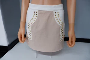 Finders Keepers Mini Skirt Size M Medium Uk 10 VGC Studs - Picture 1 of 8