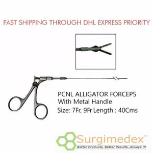 New PCNL ALLIGATOR FORCEPS with metal scissors handle 7Fr., 9Fr., Length: 40Cm - Picture 1 of 1