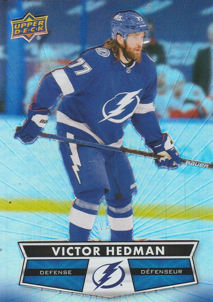 2021/2022 HOCKEY CARD TIM HORTONS -VICTOR HEDMAN  # 77 - Image 1 of 1