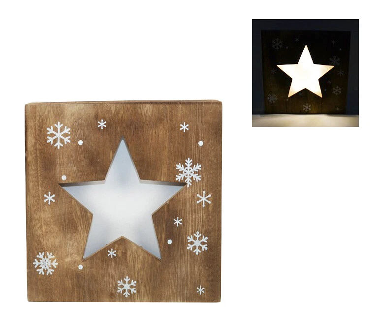 Quadro Natalizio Luminoso Stella - Immagine 1 di 2