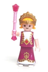 Playmobil Figure Castle Girl Child Princess w/ Crown Pink Sceptre Dress - Picture 1 of 1