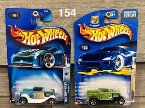 2 FOR 1! Hot Wheels Hooligan Lot Green Hot Rod Magazine Track Aces xploraf 154 - Picture 1 of 3