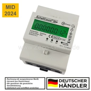 Subzähler für Unterverteilung, Drehstromzähler kalibriert / geeicht MID 2024 - Bild 1 von 8