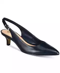 Zapatos de salón Bella Vita Scarlett para mujer de cuero azul marino talla 11 de EE. UU. ANCHO - Imagen 1 de 5