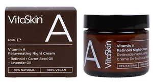 Vitaskin Vitamin A Rejuvenating Night Cream Retinoids Carrot Seed Oil Vit A & E - Picture 1 of 2