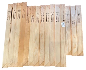 Lot of Stretcher Bars 4 x 22" 8 x 20" 3 x16" Birch Wood Medium Weight - Picture 1 of 6