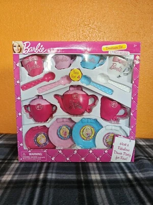 Juego de vajilla Barbie, juego de fiesta de té, cena, juego de simulación, nuevo  Foto 1 de 3