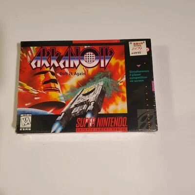 Arkanoid: Doh It Again (Super Nintendo SNES, 1997) ☆ SEALED ☆ Brand New ☆ - Image 1 of 4