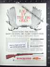 1959 AD for Winchester model 70 rifle 338 Magnum moose rack Western ammo