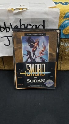 CIB SWORD OF SODAN SEGA GENESIS VIDEO GAME COMPLETE IN BOX - Image 1 of 4