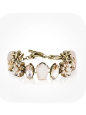 Pulsera Chloe + Isabel Gardenia Cadena Palanca B256 ~ ¡Rara! Foto 1 de 4