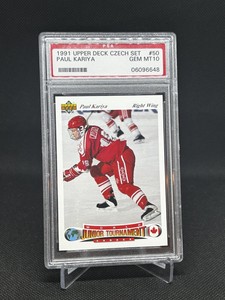 1991 Upper Deck Czech Paul Kariya World Juniors Rookie #50 PSA 10