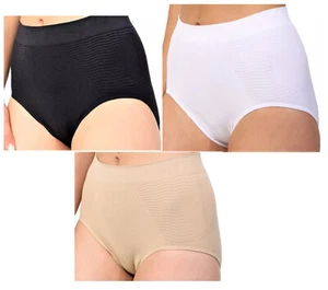 Damen Shapewear STV Slip nahtlos Schlankheitsschlüpfer hochtailliert Bauchkontrolle - Bild 1 von 1